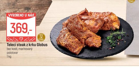 Telecí steak z krku Globus
