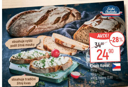 Chléb Kovář Globus