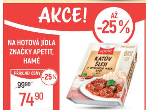 Katův šleh z vepřového masa s rýží Apetit