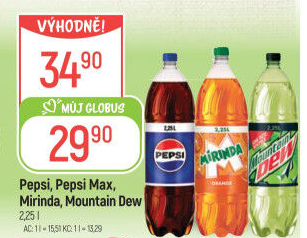 Limonáda bez kalorií Max Pepsi