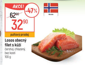 Losos obecný filety