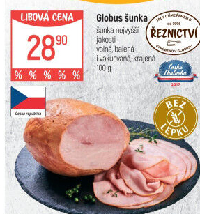 Šunka nejvyšší jakosti Globus