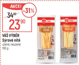 Sýrové nitě Váš výběr