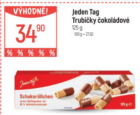 Trubičky čokoládové Jeden Tag