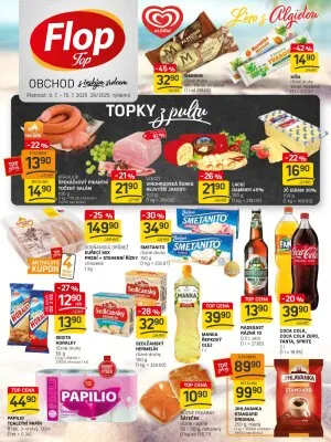 akční leták FLOP TOP 9.7.2025-15.7.2025