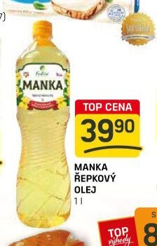 Manka řepkový olej