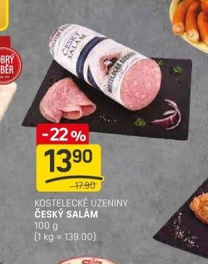 KOSTELECKÉ UZENINY ČESKÝ SALÁM