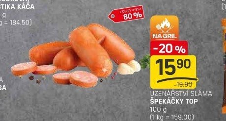 UZENÁŘSTVÍ SLÁMA ŠPEKÁČKY TOP