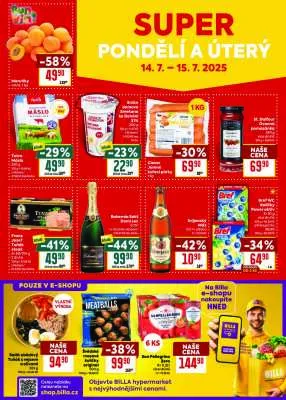 akční leták BILLA 9.7.2025-15.7.2025