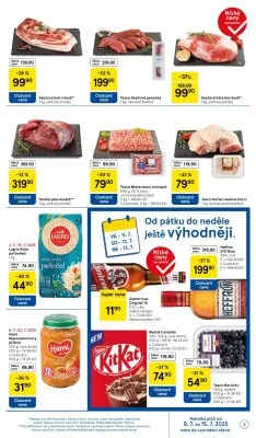 akční leták Tesco 9.7.2025-15.7.2025