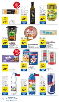 akční leták Tesco 9.7.2025-15.7.2025