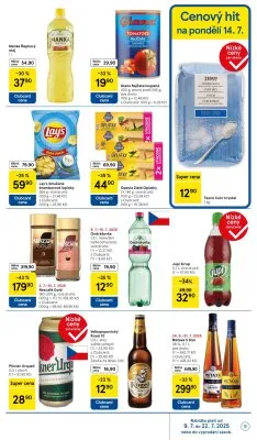 akční leták Tesco 9.7.2025-15.7.2025