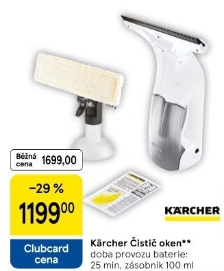 Aku čistič oken Kärcher