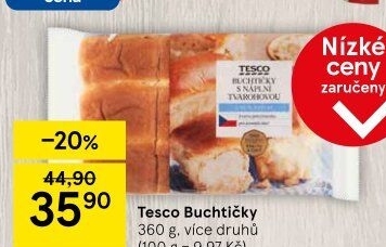 Buchtičky české Tesco