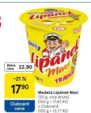 Dezert Lipánek Madeta