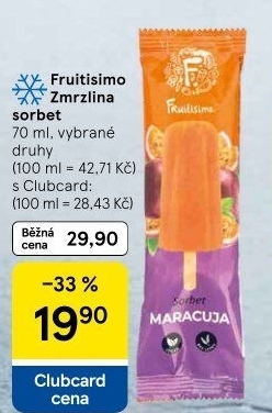 Nanuk sorbet Fruitisimo