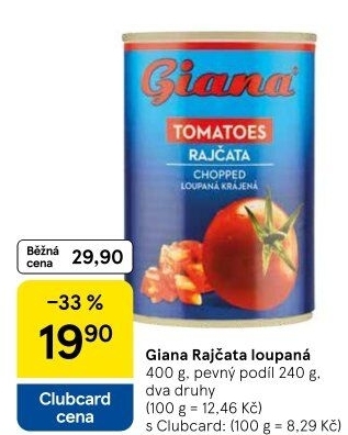 Rajčata loupaná Giana
