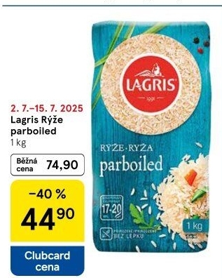 Rýže parboiled Lagris