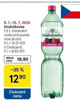 Voda ochucená Ondrášovka