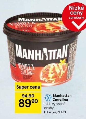 Zmrzlina v kelímku Manhattan Nestlé
