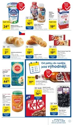 akční leták Tesco 9.7.2025-15.7.2025