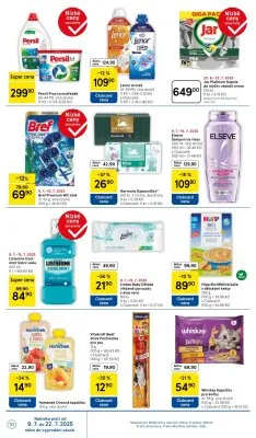akční leták Tesco 9.7.2025-15.7.2025