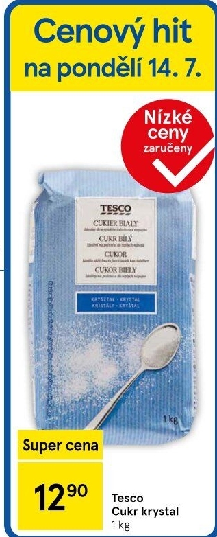 Cukr krystal Tesco