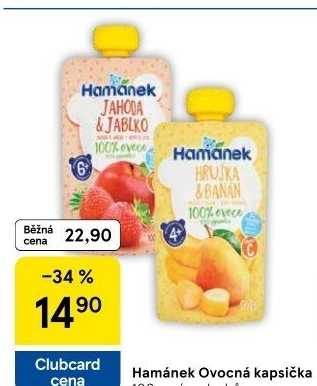 Kapsička ovocná Hamánek