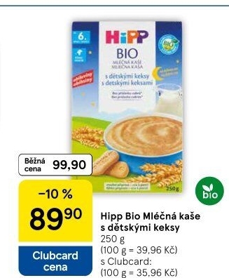Kaše mléčná Bio HiPP