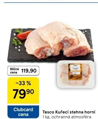 Kuřecí stehna Tesco