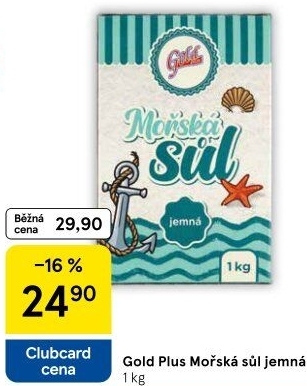 Mořská sůl Gold Plus