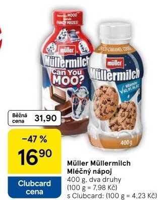 Nápoj mléčný Müllermilch Müller