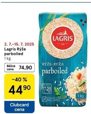 Rýže parboiled Lagris