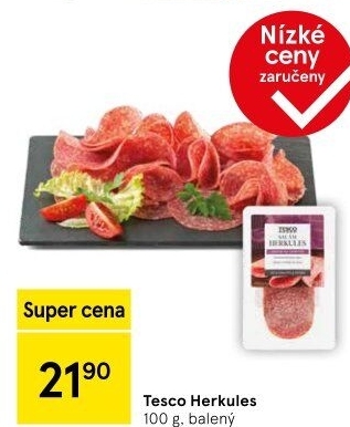 Salám Herkules Tesco