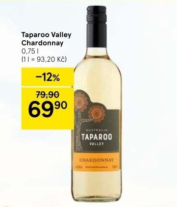 Víno Chardonnay Valley Taparoo