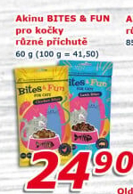 Pamlsky pro kočky Bites &amp
