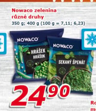 Zelenina mražená Nowaco