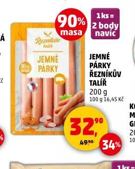JEMNÉ PÁRKY ŘEZNÍKŮV TALÍŘ