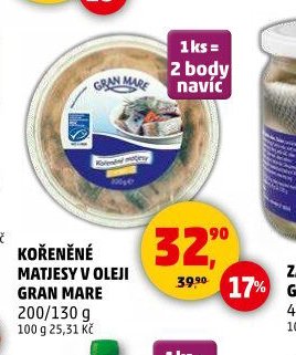 KOŘENĚNÉ MATJESY V OLEJI GRAN MARE