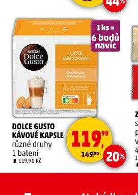 DOLCE GUSTO KÁVOVÉ KAPSLE
