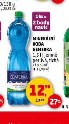 MINERÁLNÍ VODA GEMERKA