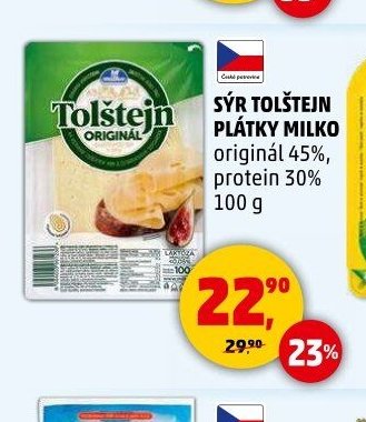SÝR TOLŠTEJN PLÁTKY MILKO