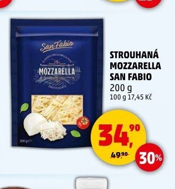 STROUHANÁ MOZZARELLA SAN FABIO