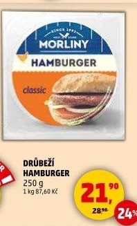 Drůbeží hamburger Morliny