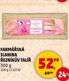 Farmářská slanina Řezníkův talíř