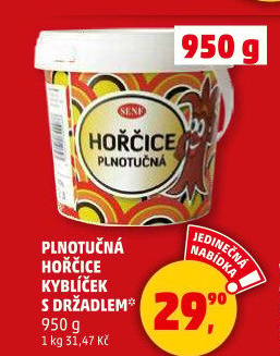 Hořčice plnotučná Senf
