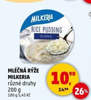 Mléčná rýže Milkeria