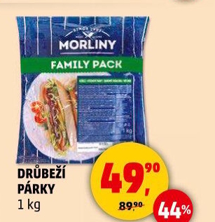 Párky drůbeží Morliny