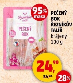 Pečený bok Řezníkův talíř