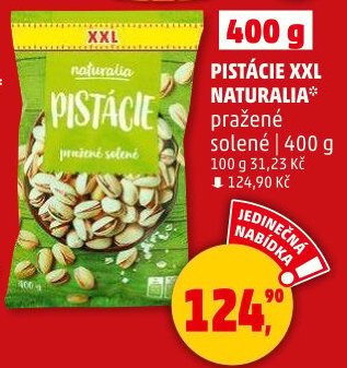 Pražené pistácie Naturalia